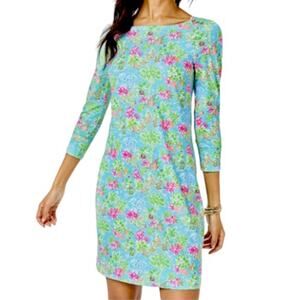 Lilly Pulitzer Lilly Loves Disney Sophie Dress 3/4 Sleeve Floral Mini Dress S